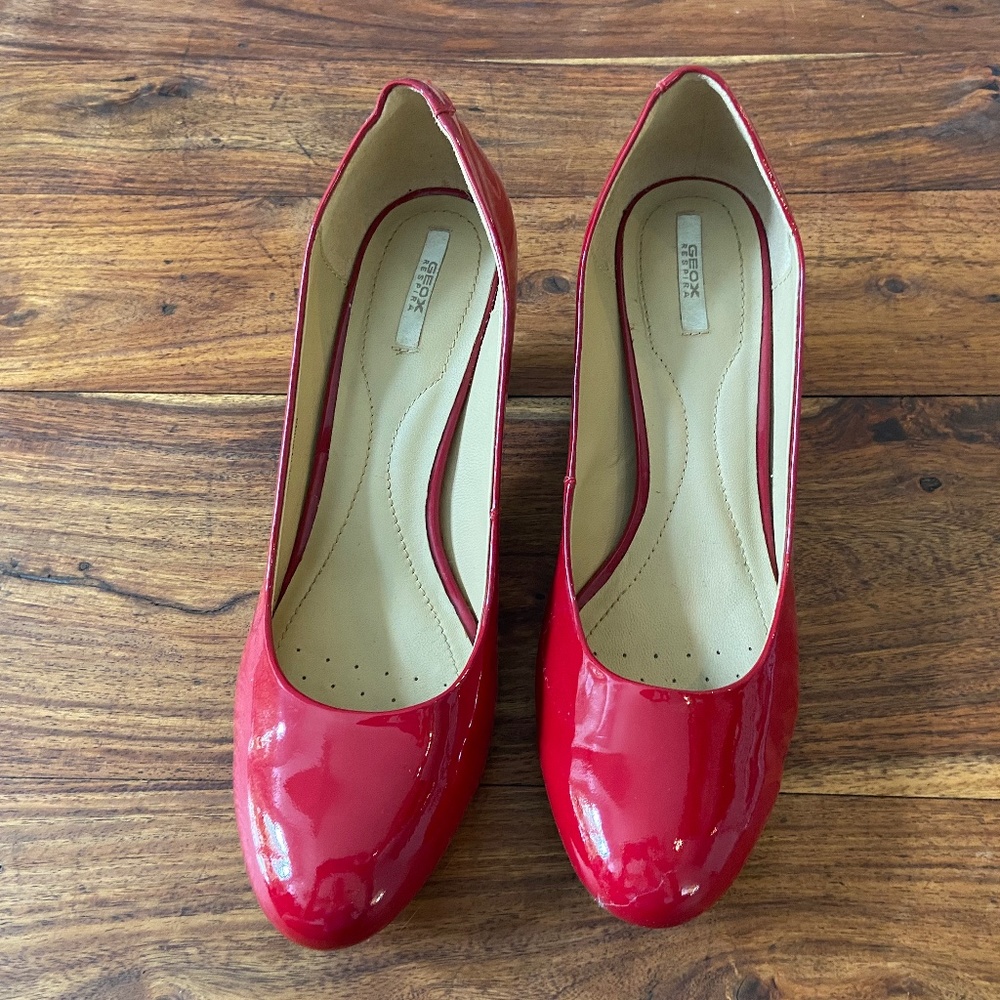 Red Pumps by Geox sz 38
